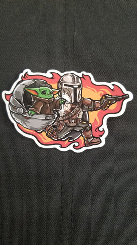 Daddylorian and Da Keiki Sticker