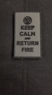 Keep Calm and Return Fire Dark Wolf Edition