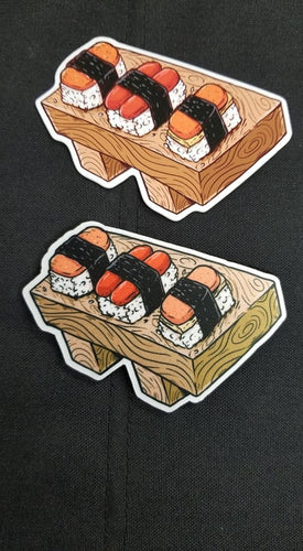 Musubi Platter Patch/Sticker Combo
