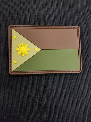 Phillippines Flag PVC Woodland