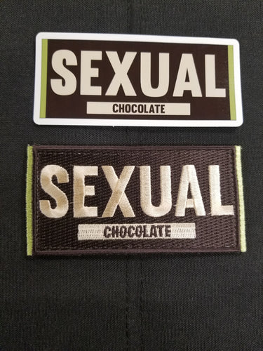 Sexual Chocolate Patch/Sticker Combo