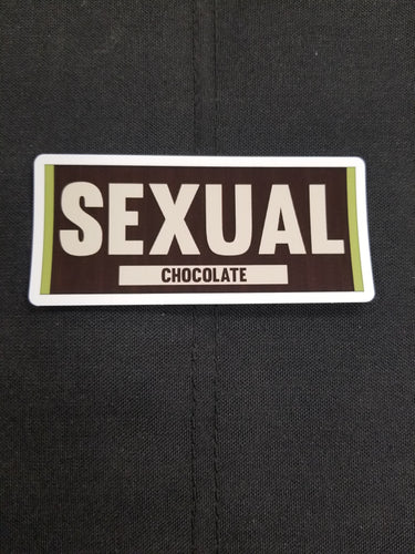 Sexual Chocolate Sticker