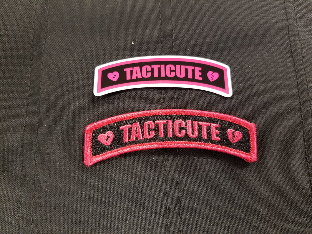 Tacticute v.3 Patch/Sticker Combo